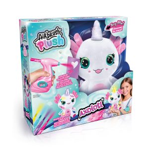 AIRBRUSH PLUSH AXOLOTL 20CM