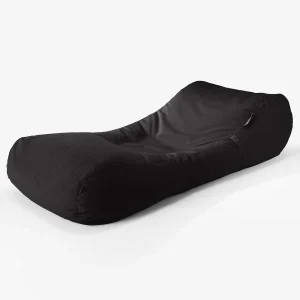Dagbädd Saccosäck Utomhus - SoleiStorm™ UV-beständig och Vattenavvisande OlefinSvart