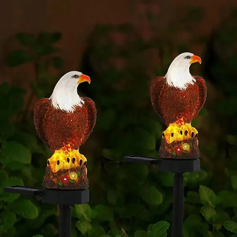 EagleGlow - solcellsdriven LED-trädgårdslampa - Bild 7