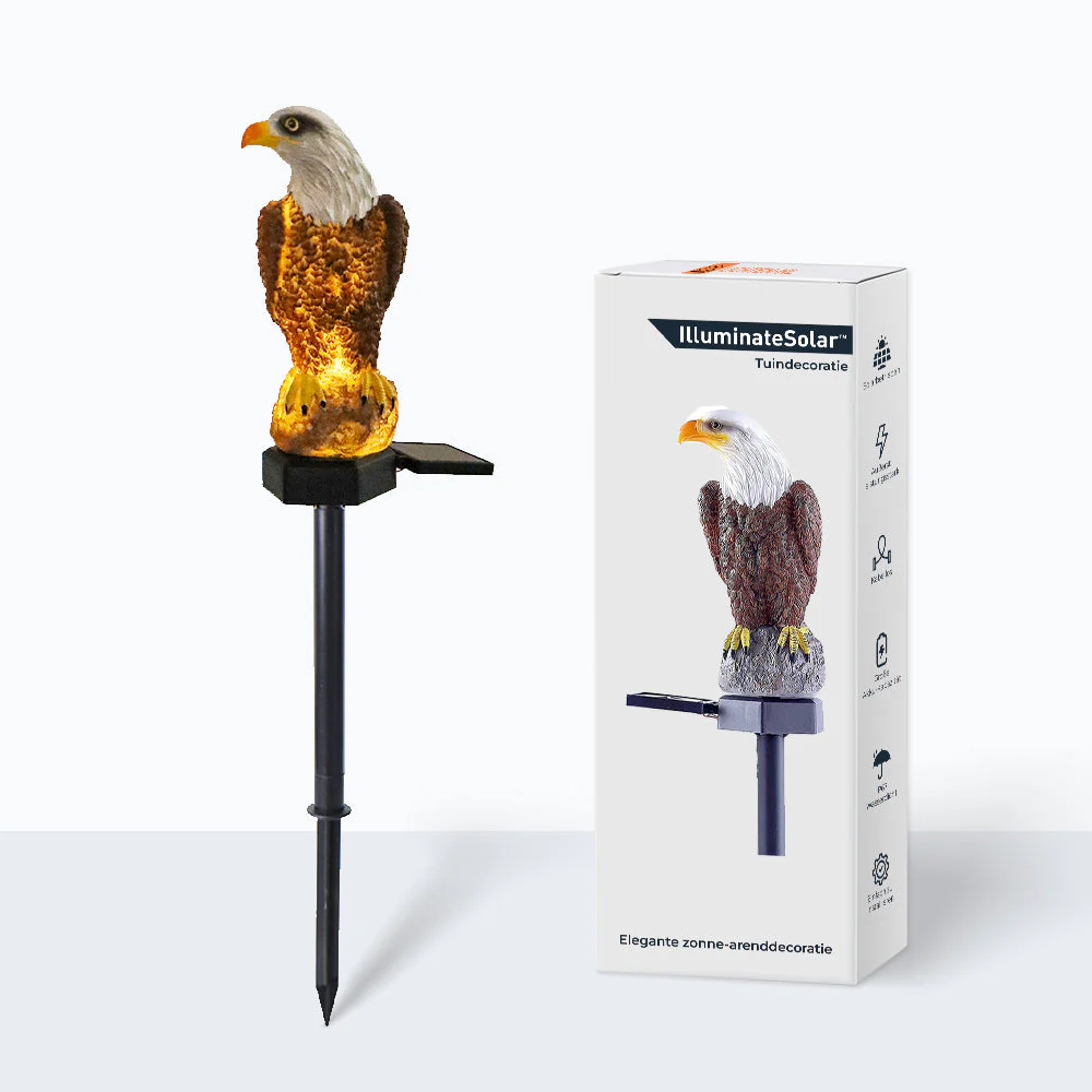 EagleGlow - solcellsdriven LED-trädgårdslampa - Bild 3