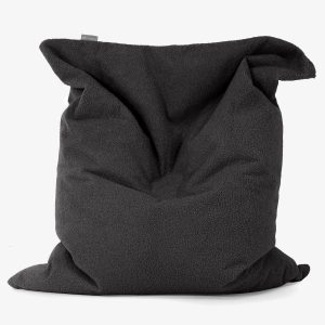 Saccosäck Kudde XXL - Boucle Grafitgrå